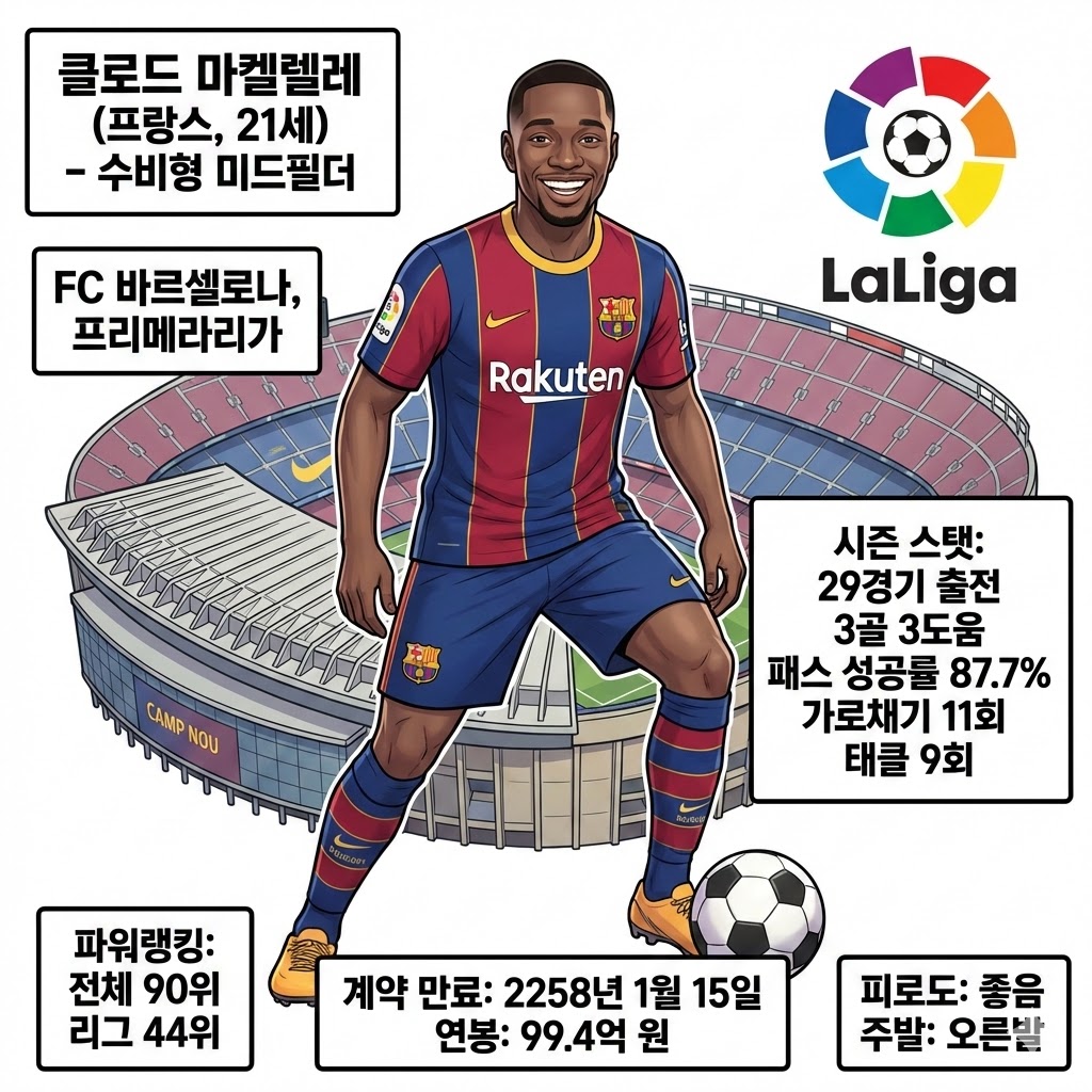 바르사 [신성] 마켈렐레, 축구계를 흔들다